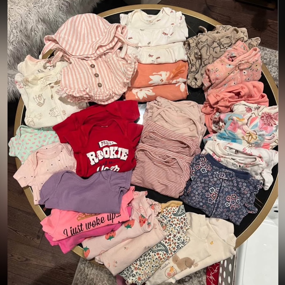 Preemie and Newborn Starter Set (34 outfits) twins